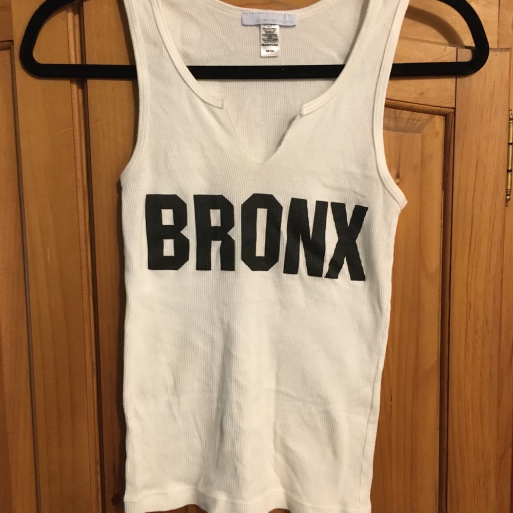 100% cotton ribbed tank top Bronx